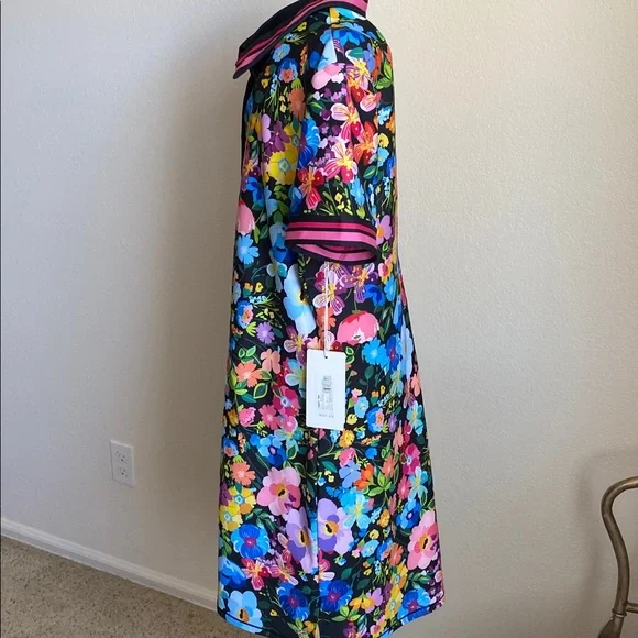 NWT Johnny Was Bee Active Polo Tennis Dress in Wild Bloom - Picture 6 of 11